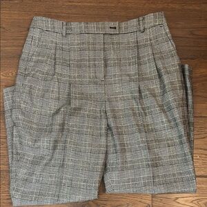 Brooks Brothers Black and White Plaid women’s dress pants